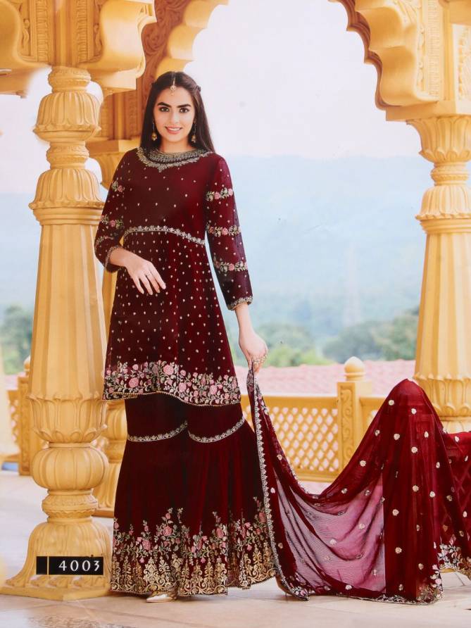 R Zaraa New Wedding Wear Heavy Georgette With Embroidery Salwar Kameez Collection